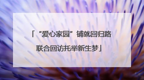 “爱心家园”铺就回归路 联合回访托举新生梦