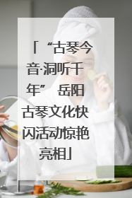 “古琴今音·洞听千年” 岳阳古琴文化快闪活动惊艳亮相