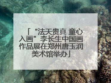 “法天贵真 童心入画”李长生中国画作品展在郑州唐玉润美术馆举办