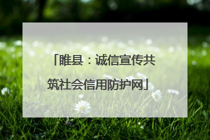 睢县：诚信宣传共筑社会信用防护网