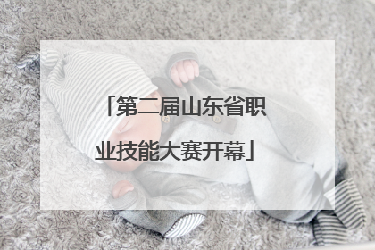 第二届山东省职业技能大赛开幕