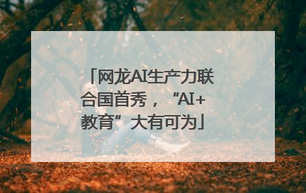 网龙AI生产力联合国首秀，“AI+教育”大有可为