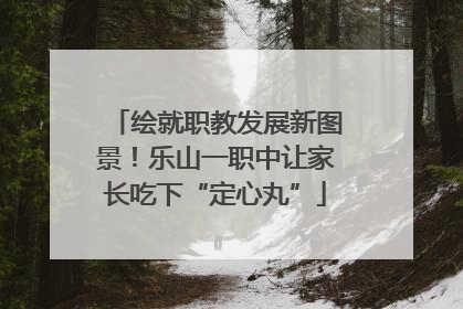 绘就职教发展新图景！乐山一职中让家长吃下“定心丸”