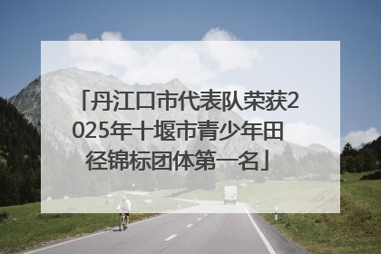 丹江口市代表队荣获2025年十堰市青少年田径锦标团体第一名