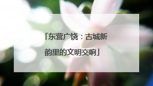 东营广饶：古城新韵里的文明交响