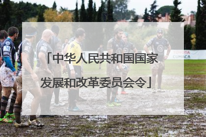 中华人民共和国国家发展和改革委员会令