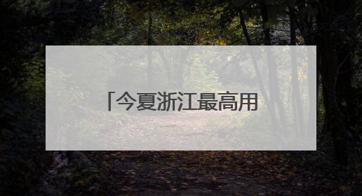今夏浙江最高用电负荷预计将达1.33亿千瓦