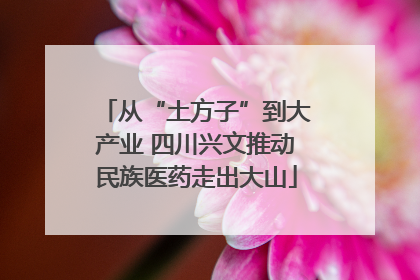 从“土方子”到大产业 四川兴文推动民族医药走出大山