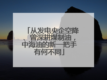 从发电央企空降、曾深耕煤制油，中海油的新一把手有何不同