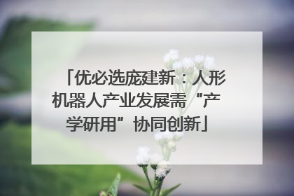 优必选庞建新：人形机器人产业发展需“产学研用”协同创新
