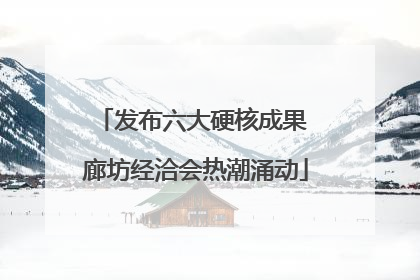 发布六大硬核成果 廊坊经洽会热潮涌动