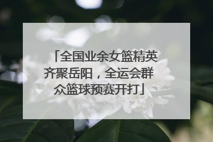 全国业余女篮精英齐聚岳阳，全运会群众篮球预赛开打