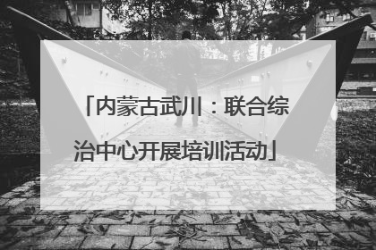 内蒙古武川：联合综治中心开展培训活动
