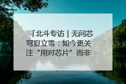 北斗专访｜无问芯穹夏立雪：如今更关注“用对芯片”而非“用贵芯片”