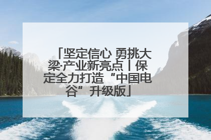 坚定信心 勇挑大梁·产业新亮点丨保定全力打造“中国电谷”升级版