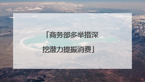商务部多举措深挖潜力提振消费