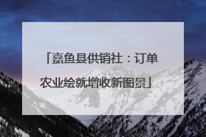 嘉鱼县供销社：订单农业绘就增收新图景