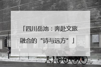 四川岳池：奔赴文旅融合的“诗与远方”