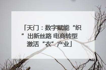 天门：数字赋能“织”出新丝路 电商转型激活“衣”产业