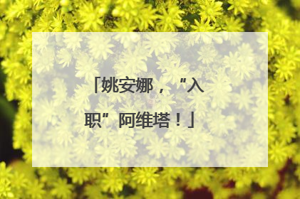 姚安娜，“入职”阿维塔！