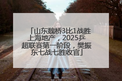 山东魏桥3比1战胜上海地产，2025乒超联赛第一阶段，樊振东七战七胜收官