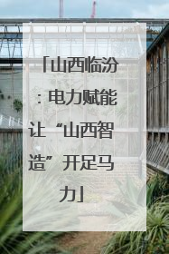 山西临汾：电力赋能让“山西智造”开足马力