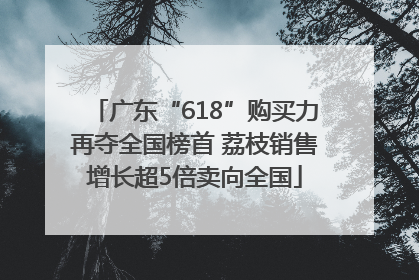 广东“618”购买力再夺全国榜首 荔枝销售增长超5倍卖向全国