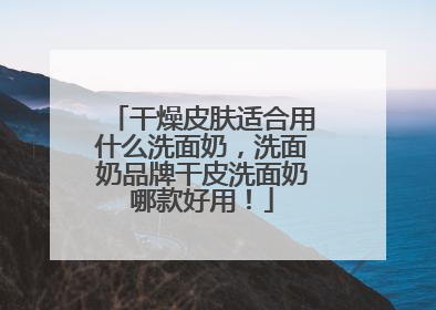 干燥皮肤适合用什么洗面奶，洗面奶品牌干皮洗面奶哪款好用！