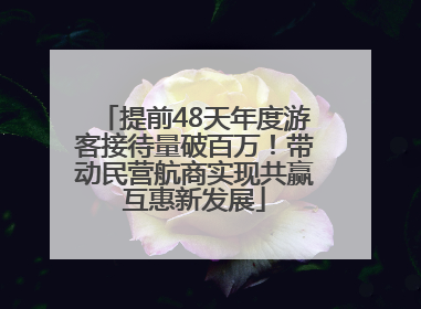 提前48天年度游客接待量破百万！带动民营航商实现共赢互惠新发展