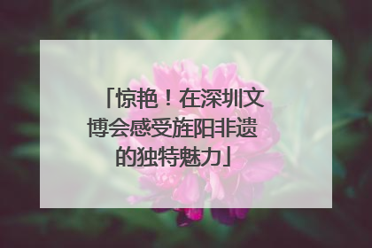 惊艳！在深圳文博会感受旌阳非遗的独特魅力
