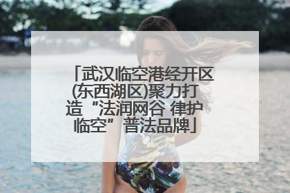 武汉临空港经开区(东西湖区)聚力打造“法润网谷 律护临空”普法品牌