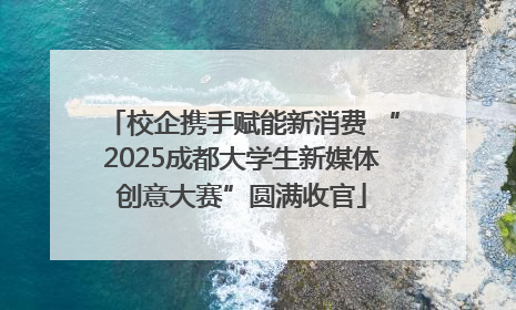 校企携手赋能新消费 “2025成都大学生新媒体创意大赛”圆满收官