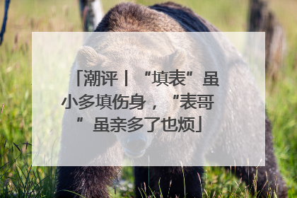 潮评丨“填表”虽小多填伤身，“表哥”虽亲多了也烦
