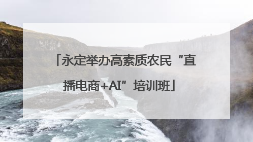 永定举办高素质农民“直播电商+AI”培训班