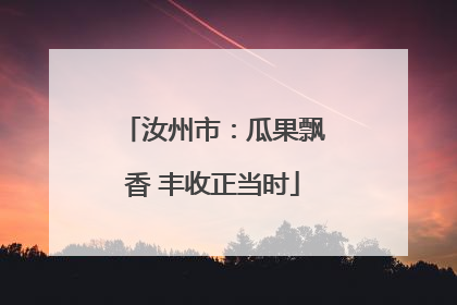 汝州市：瓜果飘香 丰收正当时