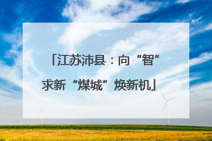 江苏沛县：向“智”求新“煤城”焕新机