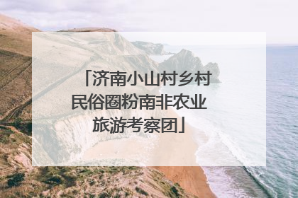 济南小山村乡村民俗圈粉南非农业旅游考察团