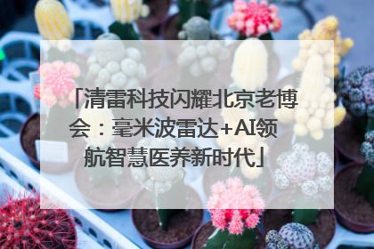 清雷科技闪耀北京老博会：毫米波雷达+AI领航智慧医养新时代