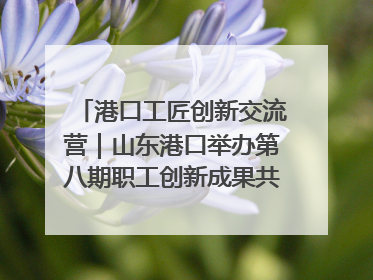 港口工匠创新交流营｜山东港口举办第八期职工创新成果共享交流活动