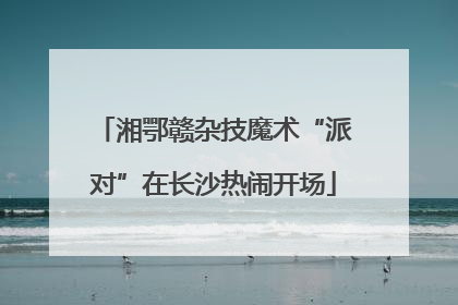 湘鄂赣杂技魔术“派对”在长沙热闹开场