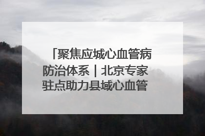 聚焦应城心血管病防治体系｜北京专家驻点助力县域心血管诊疗技术突破