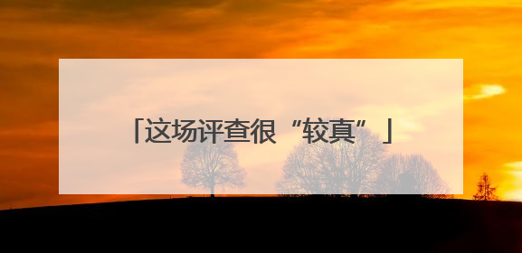 这场评查很“较真”