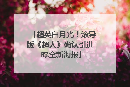 超英白月光！滚导版《超人》确认引进 曝全新海报
