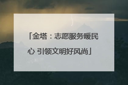 金塔：志愿服务暖民心 引领文明好风尚