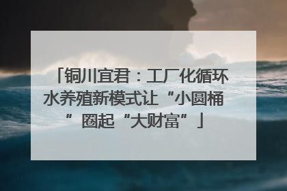 铜川宜君：工厂化循环水养殖新模式让“小圆桶”圈起“大财富”