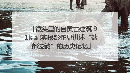 镜头里的自贡古建筑 91幅纪实摄影作品讲述“盐都遗韵”的历史记忆
