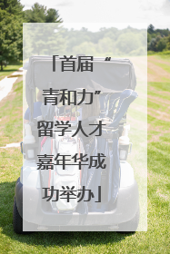 首届“青和力”留学人才嘉年华成功举办