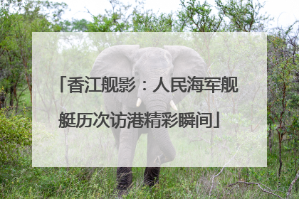 香江舰影：人民海军舰艇历次访港精彩瞬间