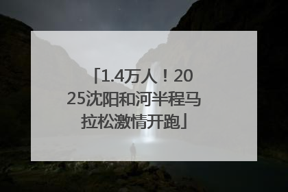 1.4万人！2025沈阳和河半程马拉松激情开跑