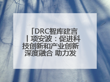 DRC智库建言丨项安波：促进科技创新和产业创新深度融合 助力发展新质生产力